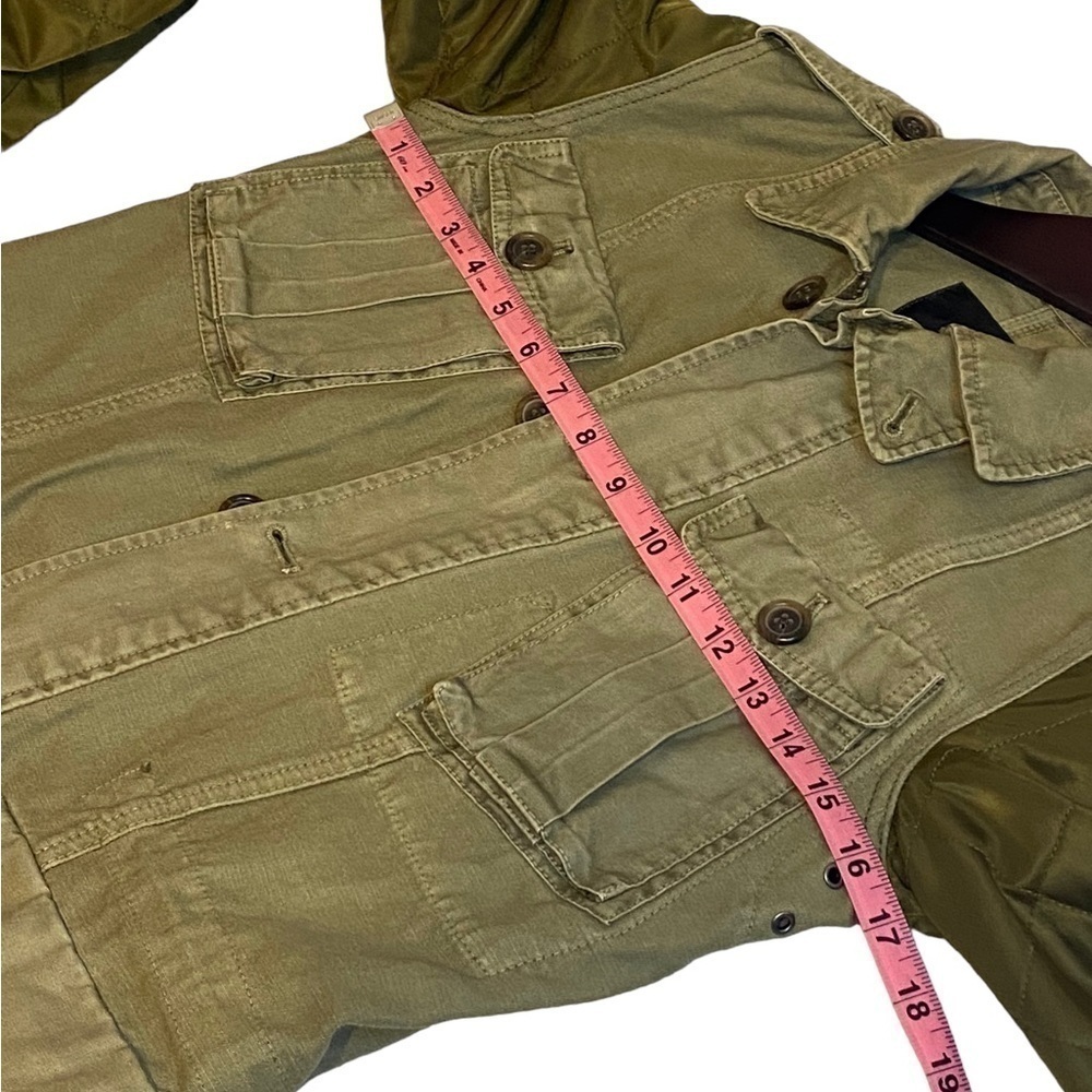 J Crew Green Washed & Aged Utility Jacket Women’s size XXS - Picture 4 of 11